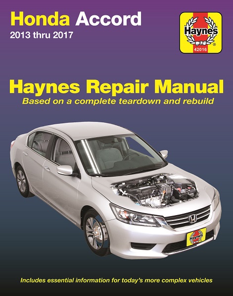 2013-2017 Honda Accord Haynes Repair Manual